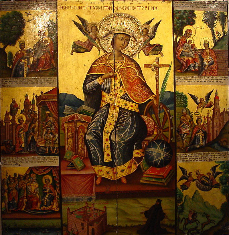 ikona svete katarine